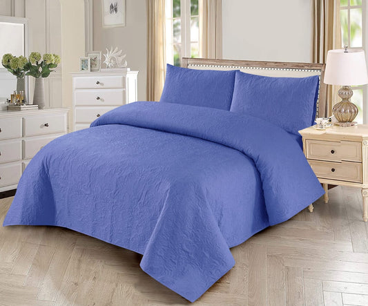 Luxury Quilted Bedspread Set  | 100% Egyptian Cotton (Guaranteed)