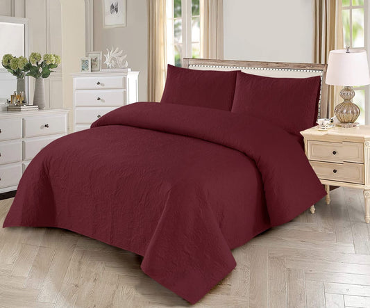 Luxury Quilted Bedspread Set  | 100% Egyptian Cotton (Guaranteed)