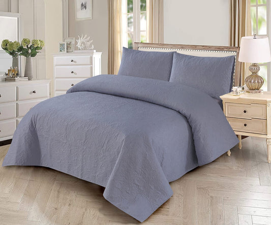 Luxury Quilted Bedspread Set  | 100% Egyptian Cotton (Guaranteed)