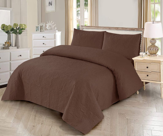 Luxury Quilted Bedspread Set  | 100% Egyptian Cotton (Guaranteed)