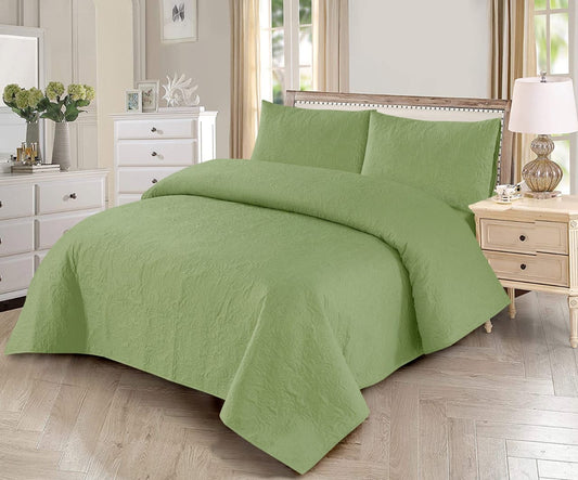 Luxury Quilted Bedspread Set  | 100% Egyptian Cotton (Guaranteed)